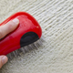 If your cat pees on something you can’t just throw in the wash, this upholstery brush can work your cleaning solution deep into the fabric.